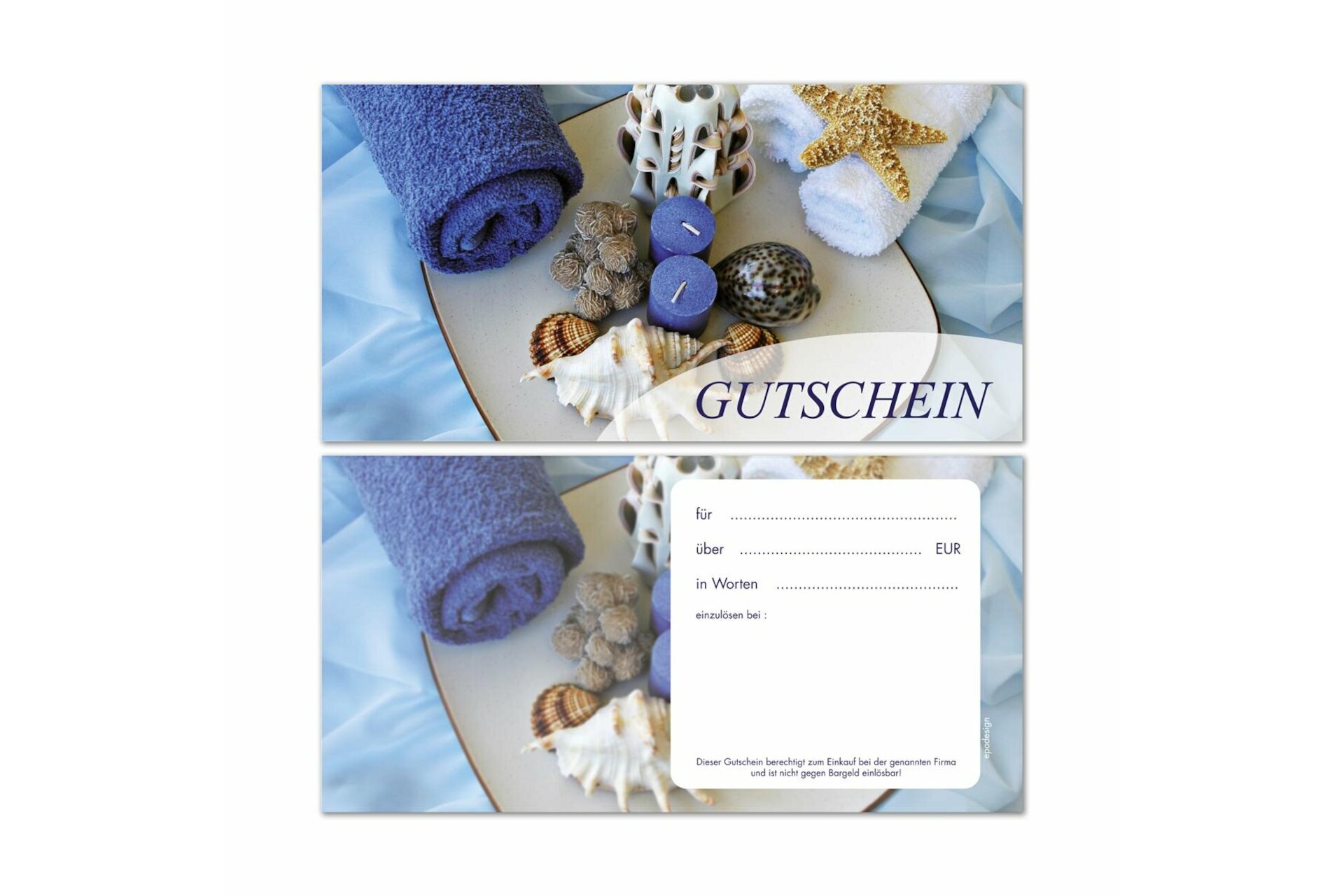 Geschenkgutscheine -Seestern-