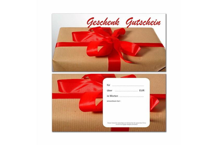 Geschenkgutscheine -Paket-