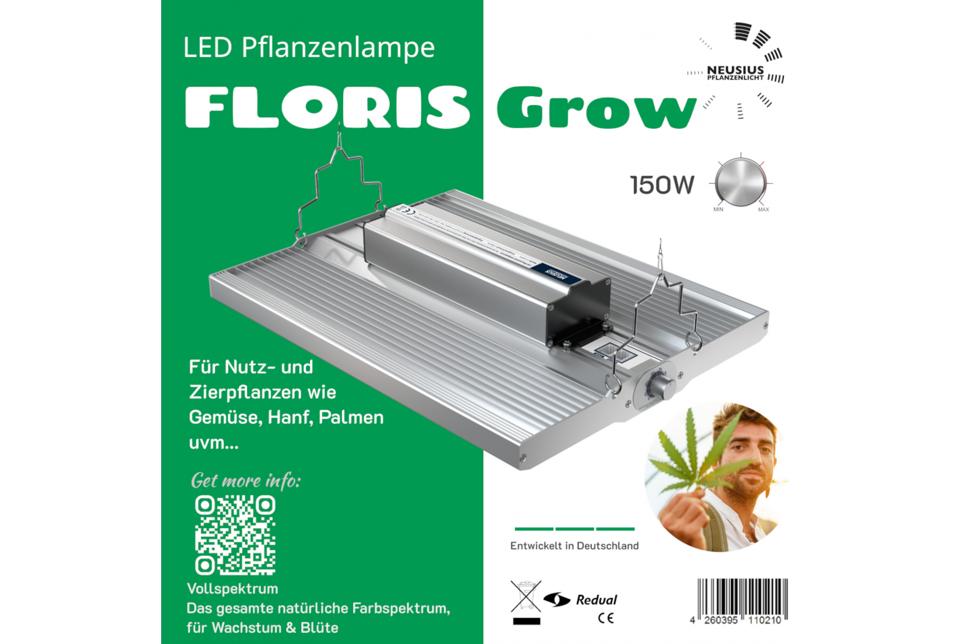 Neusius Pflanzenlicht FLORIS “Grow”