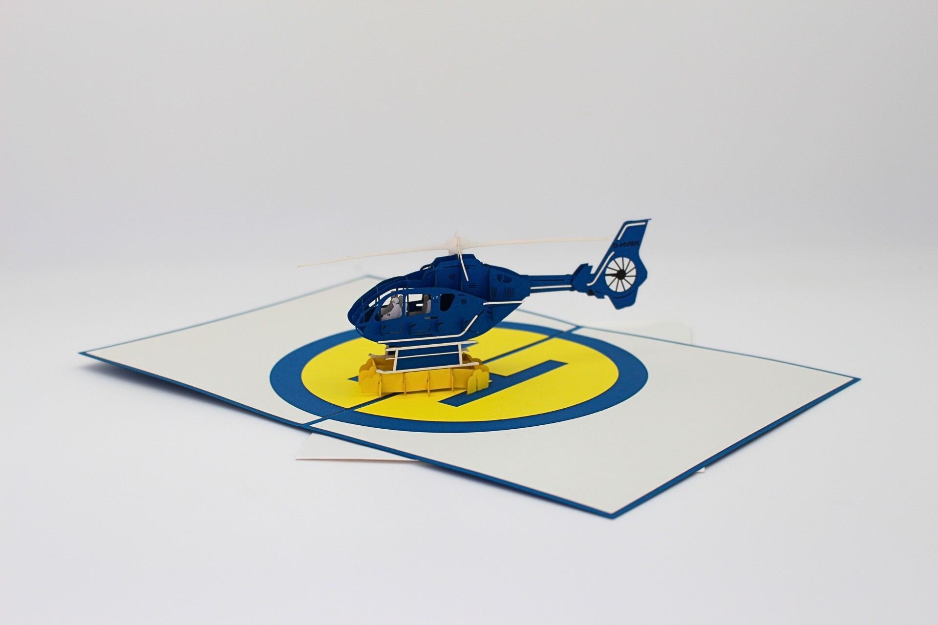 3D Geschenkkarte Helikopter