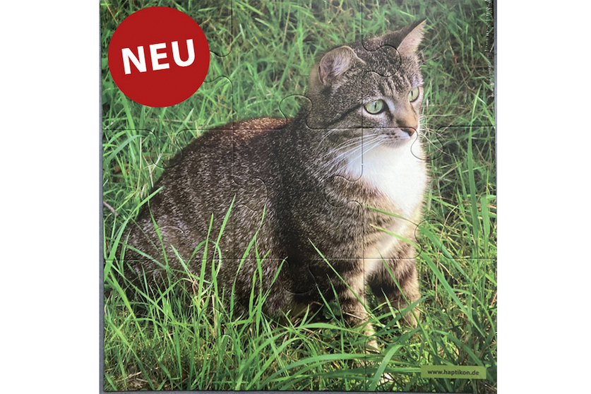 Katzenpirsch 9 Teile Puzzle-Freude auf 30 cm x 30 cm mit Impulsen zum Erinnern und Erzählen.