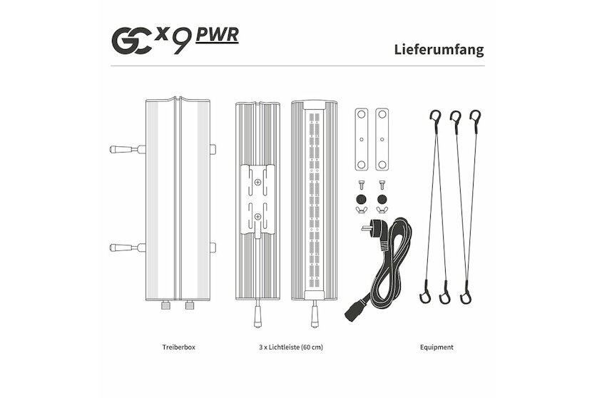 Greenception GCx 9 PWR LED Pflanzenlampe