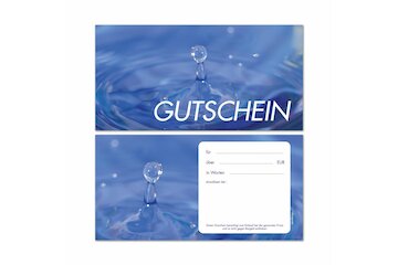 Geschenkgutscheine -Tropfen-