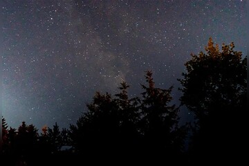 Natur bei Nacht: schlafen unterm Sternenhimmel