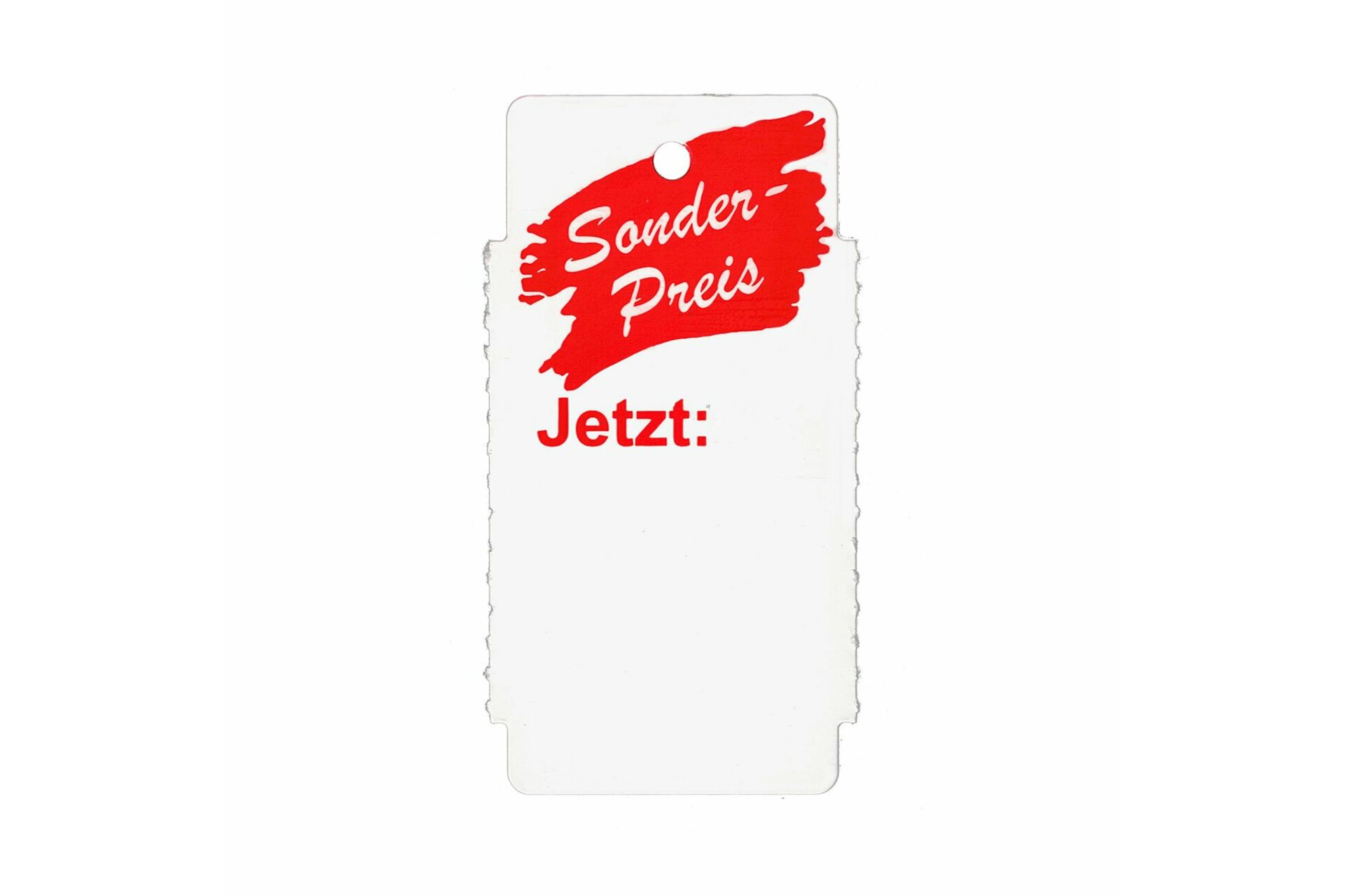 30x58 mm Kartonetiketten auf Rolle, bedruckt -Sonderpreis-