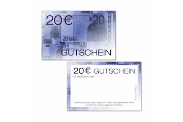 Geldgutscheine -20 &euro;-